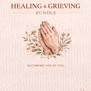Women Grieving Bundle Printable | Grief Journal Worksheets | Self-Healing Workbook | Prayer | Emotional Support