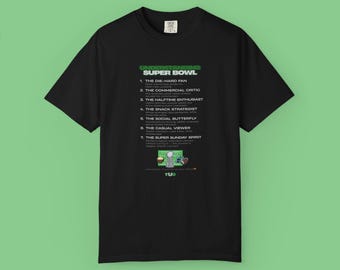 Funny Super Bowl T-Shirt: Snack Lovers, Halftime Show, Game Day Tee