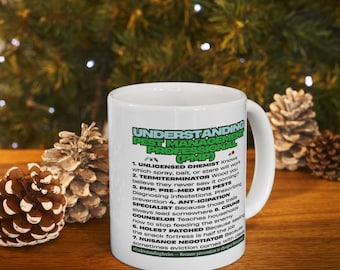Pest Control Coffee Mug: Funny Gift for Exterminators & Wildlife Techs