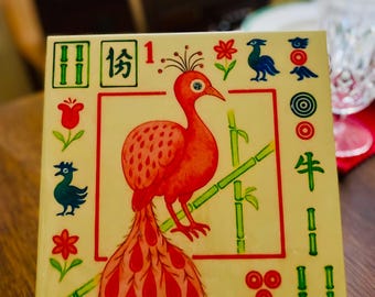 Mahjong Bird Bam Trivet