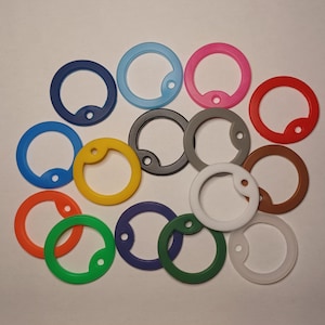 Black Dog Tag Silencer Set, Civilian, Military & Law Enforcement Colored Dog Tag Silicone Silencers