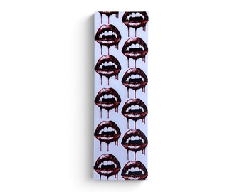 Vampire Lips Halloween 3D Bookmark