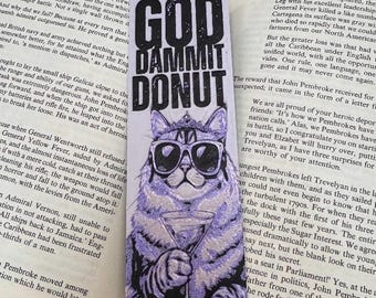 Goddammit Donut Dungeon Crawler Carl Inspired Bookmark