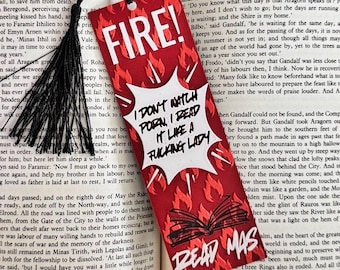Fire Hot Sauce Packet 3D Bookmark