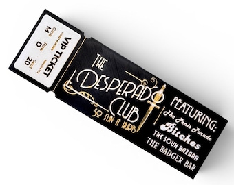 Dungeon Crawler Carl Inspired Desperado Club Ticket 3D Bookmark
