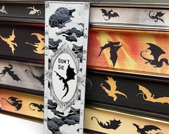 Threshing Day Fourth Wing Inspired 3D Bookmark
