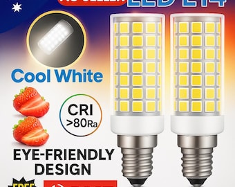 2x E14 7W LED Light Bulb SES for Range Hood Fridge Kitchen Appliance Lamps