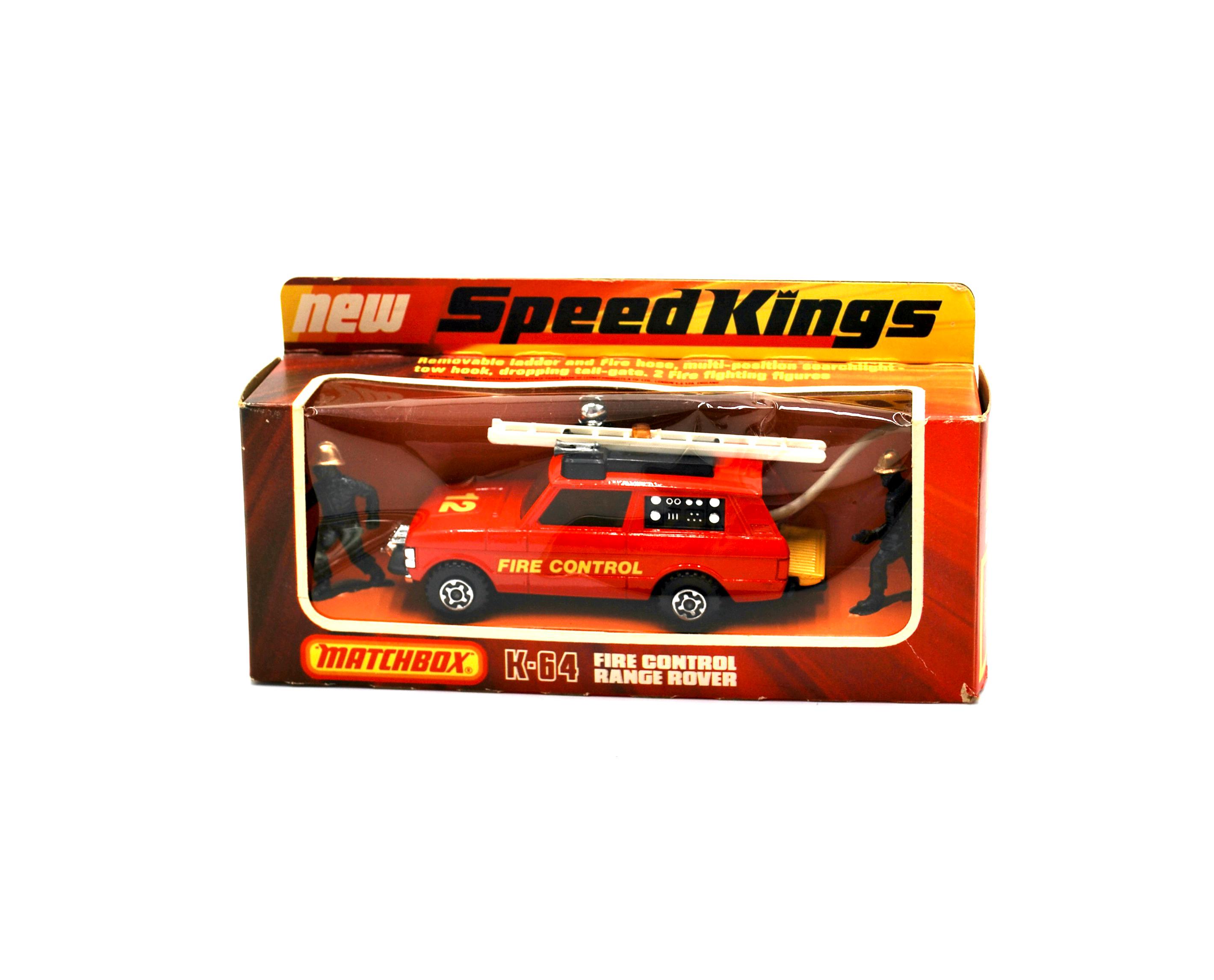 Matchbox Speed Kings K 64 Fire Control Range Rover MIB - Etsy