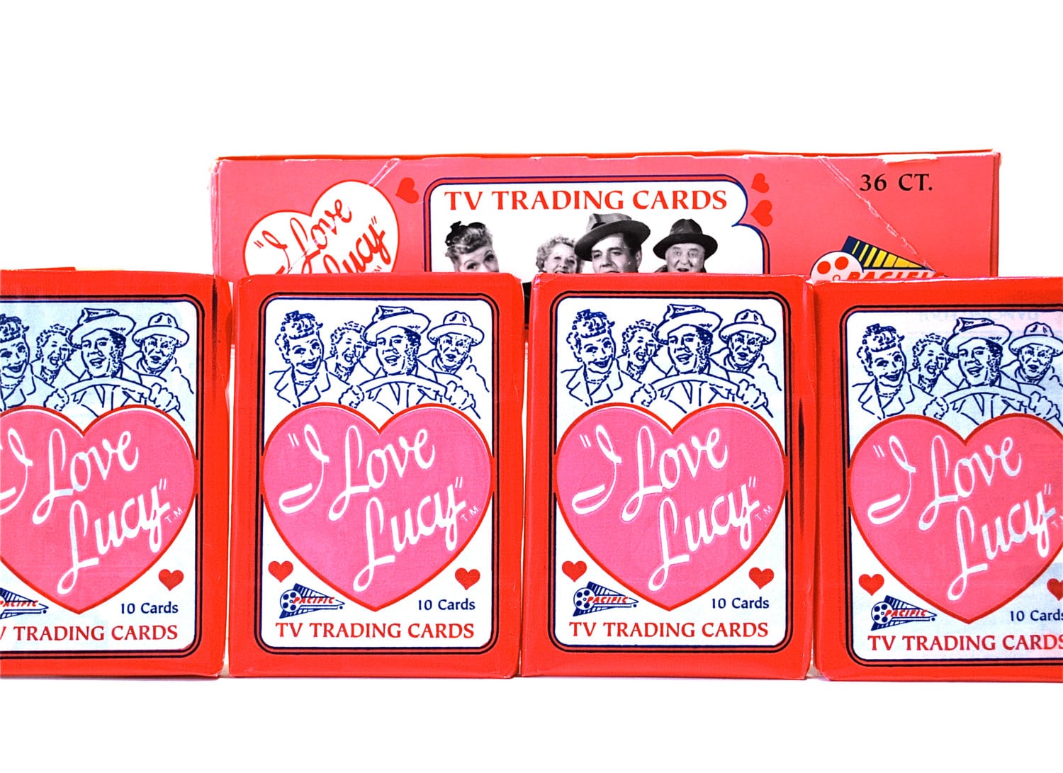 4 Packs of I Love Lucy Trading Cards 1991 Lucille Ball - Etsy