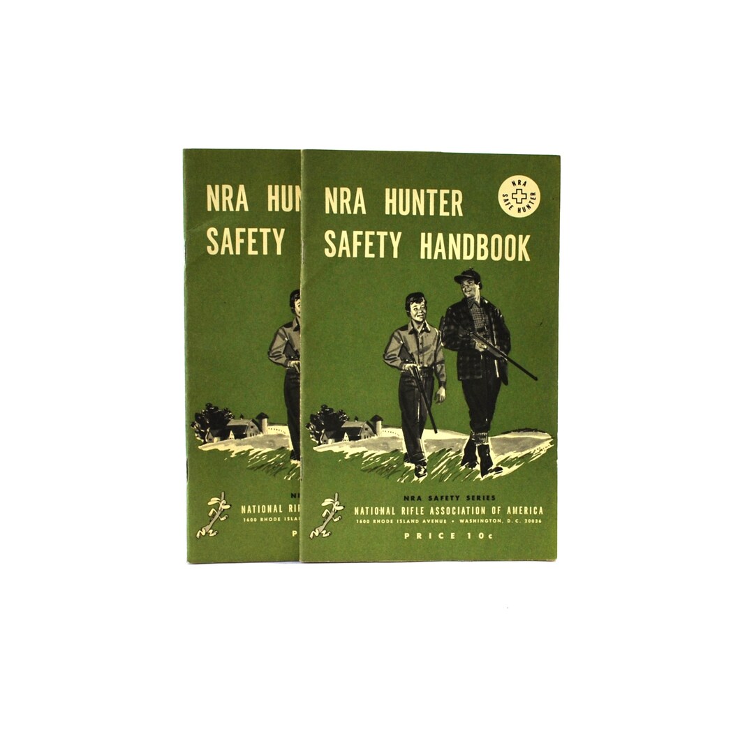 2 NRA Hunter Safety Handbooks 1957 Etsy