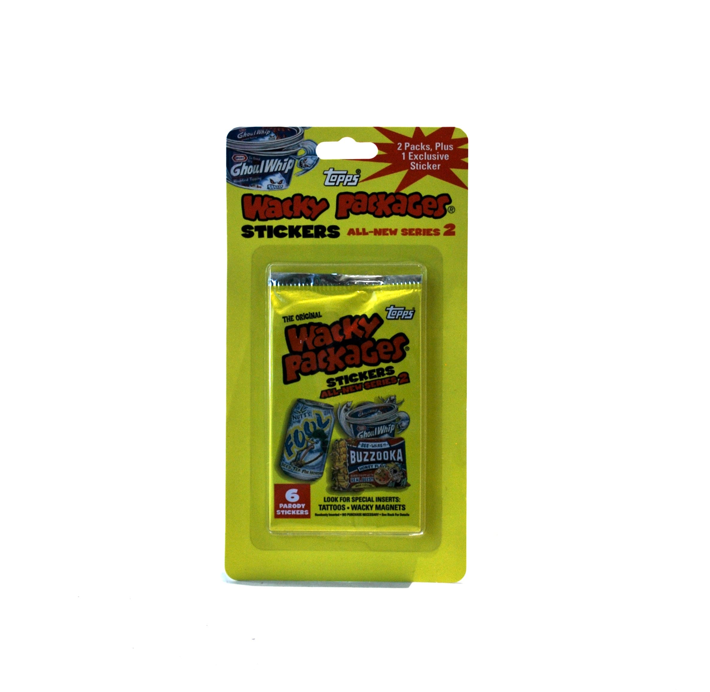 Wacky Packages All New Series 2 Sealed Blister Pack