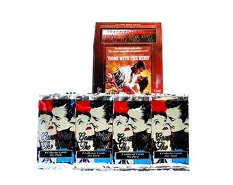 4 packs of Gone With The Wind Trading Cards by Duocards 1996
