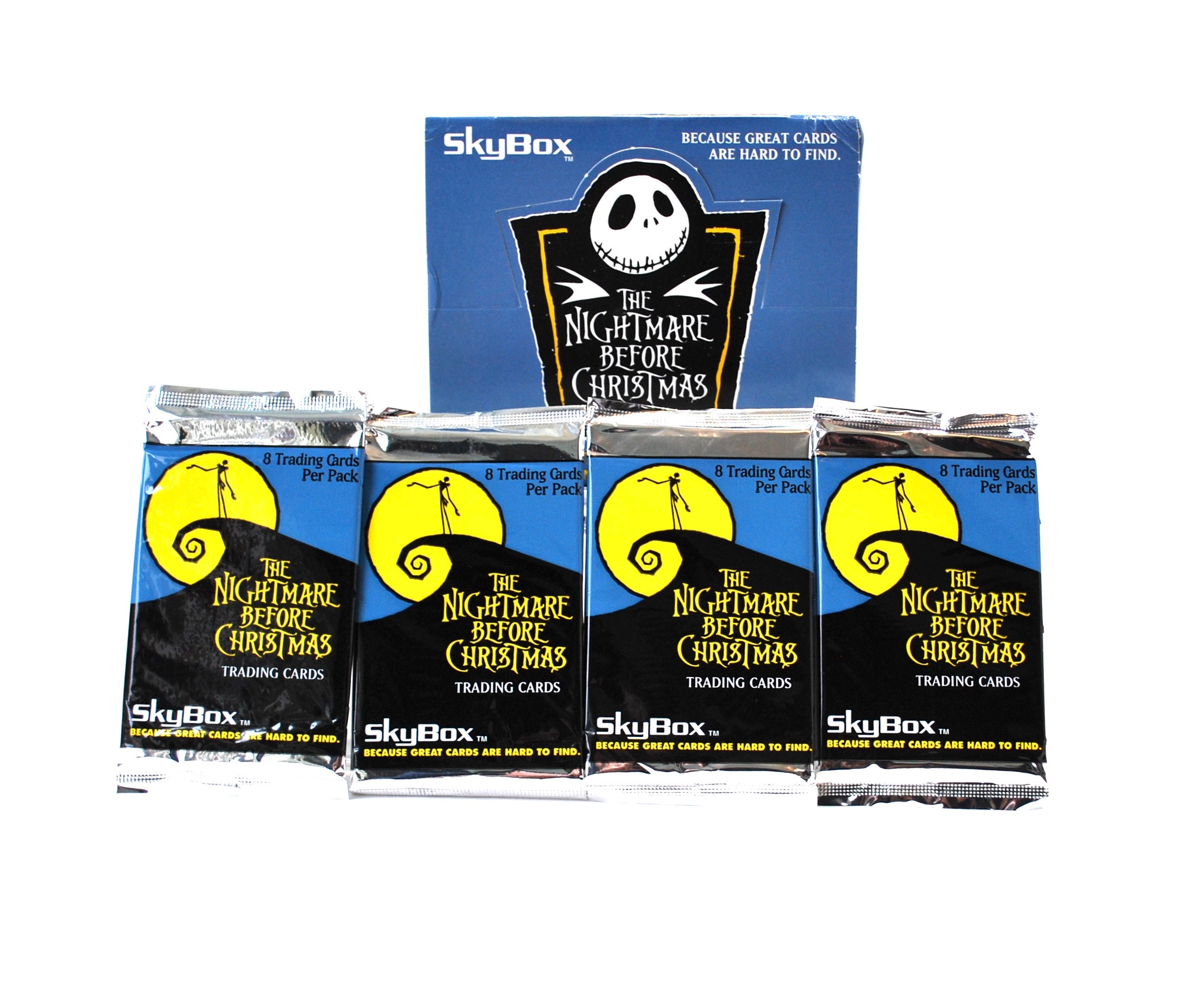 4 Packs of the Nightmare Before Christmas Trading Cards by - Etsy