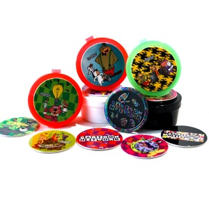 Cartoon Network Pogs and Slammer with Pog Tube 1995