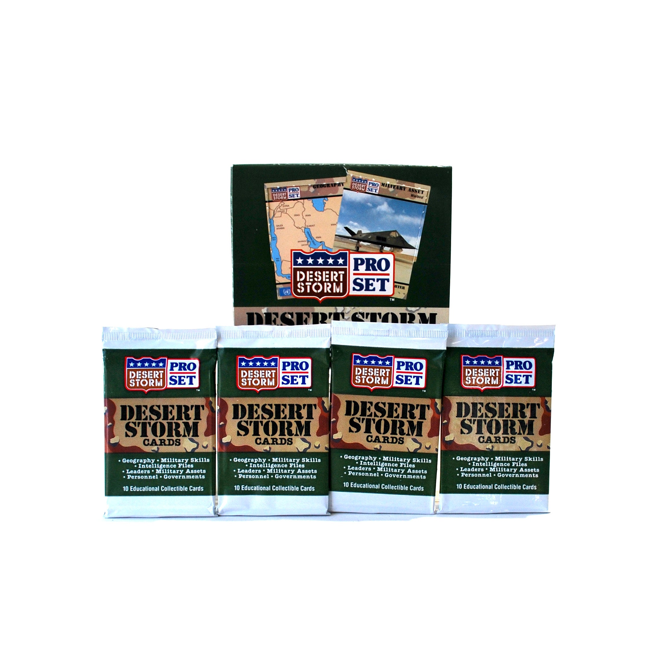 6 Desert Storm Trading Card Packs by Pro Set 1991 - Etsy Finland