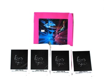 4 pacotes de cartas Star Trek The Search For Spock da FTCC 1984