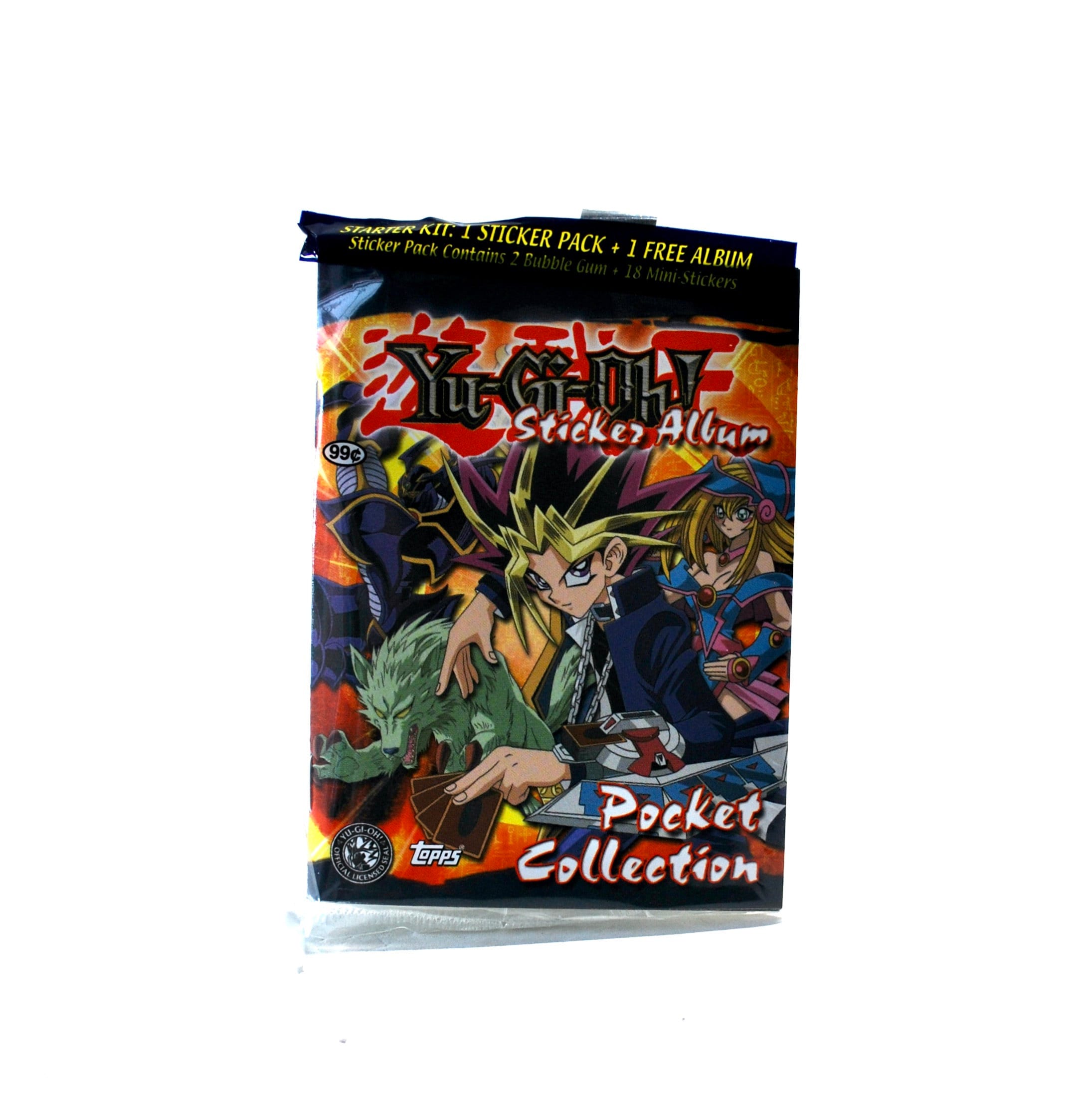 Yu Gi Oh! Pocket Collection Album & 3 Sticker Packs Topps 1996 - Etsy