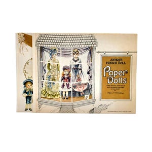 Antique French Doll Paper Dolls & Antique Dolls Go To a Paper Doll Wedding by Peggy Jo Rosamond Uncut
