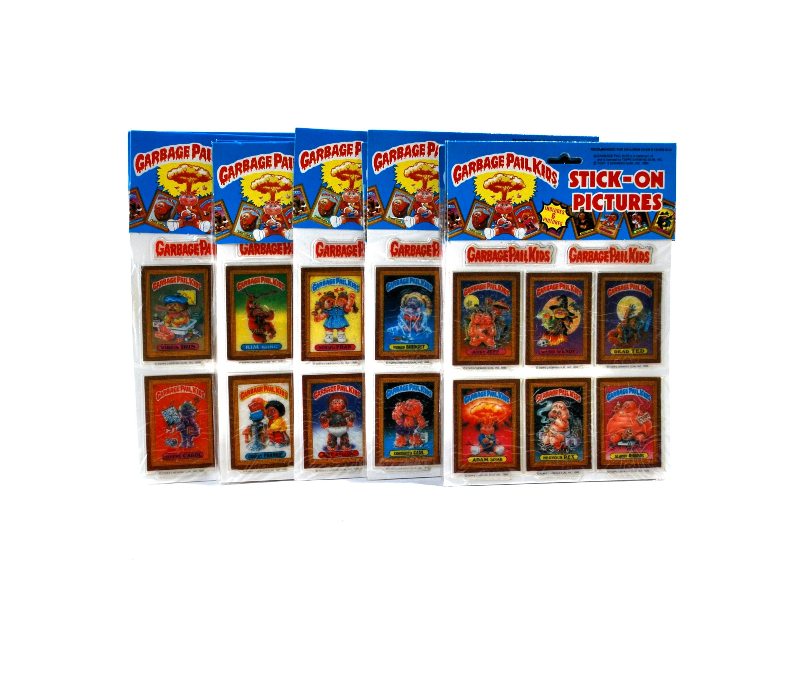 GPK Garbage Pail Kids Stick-on Pictures Puffy Stickers Topps You