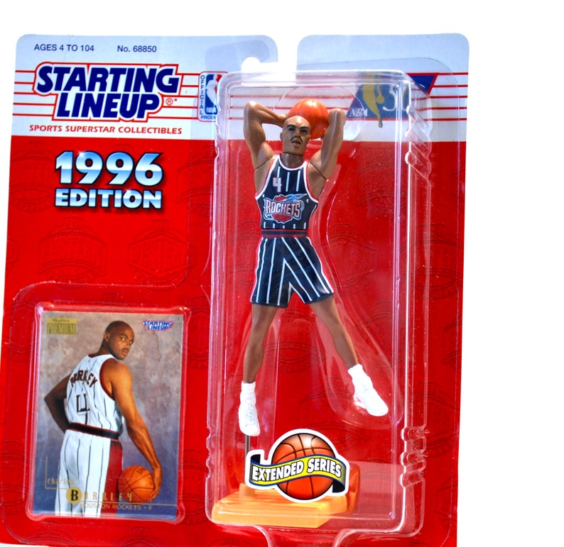 Charles Barkley Starting Line Up Figures Regular /& Extended 1996 Houston RocketsPhoenix Suns