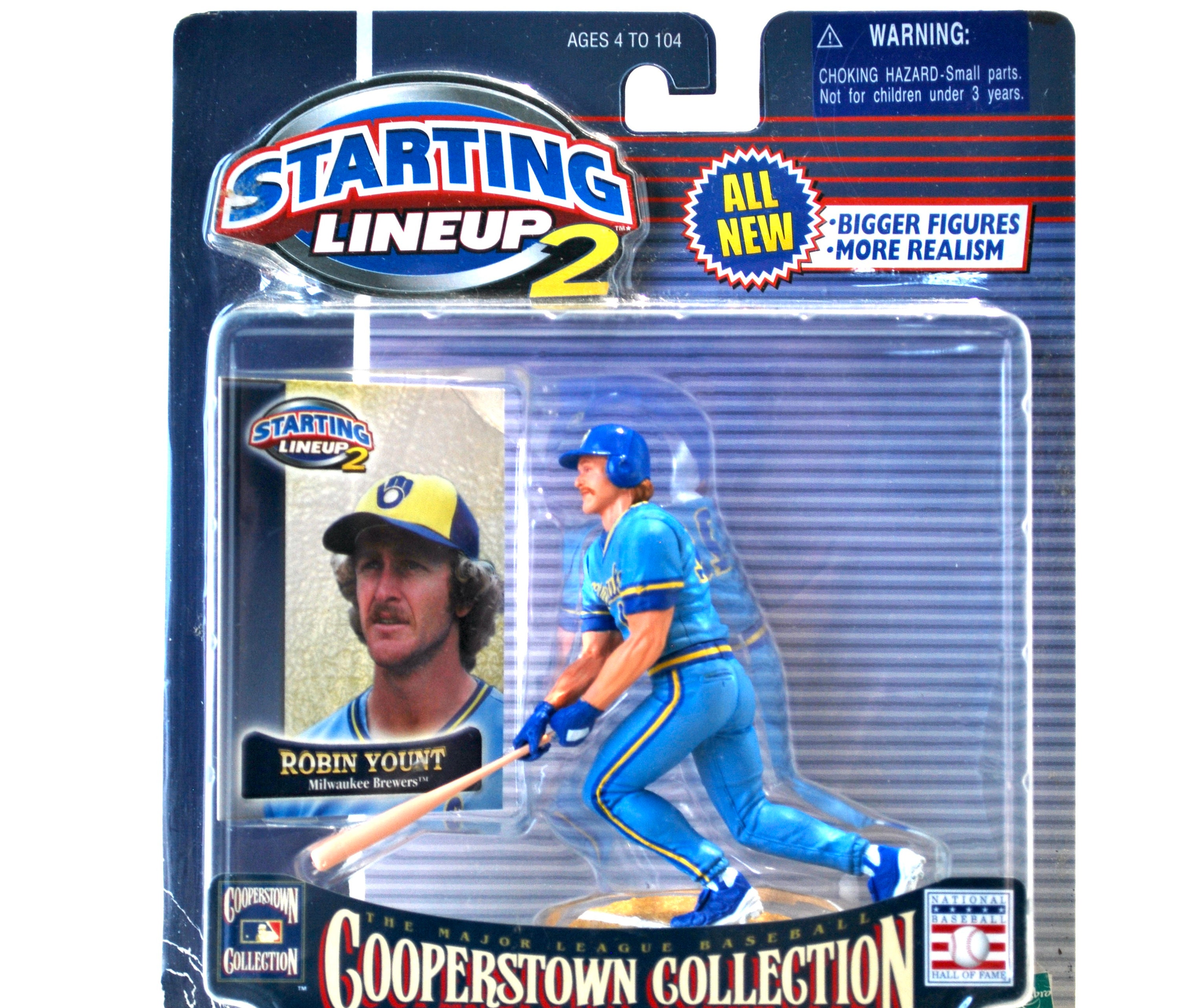 Robin Yount Milwaukee Brewers Blue Cooperstown Throwback Men's Jersey