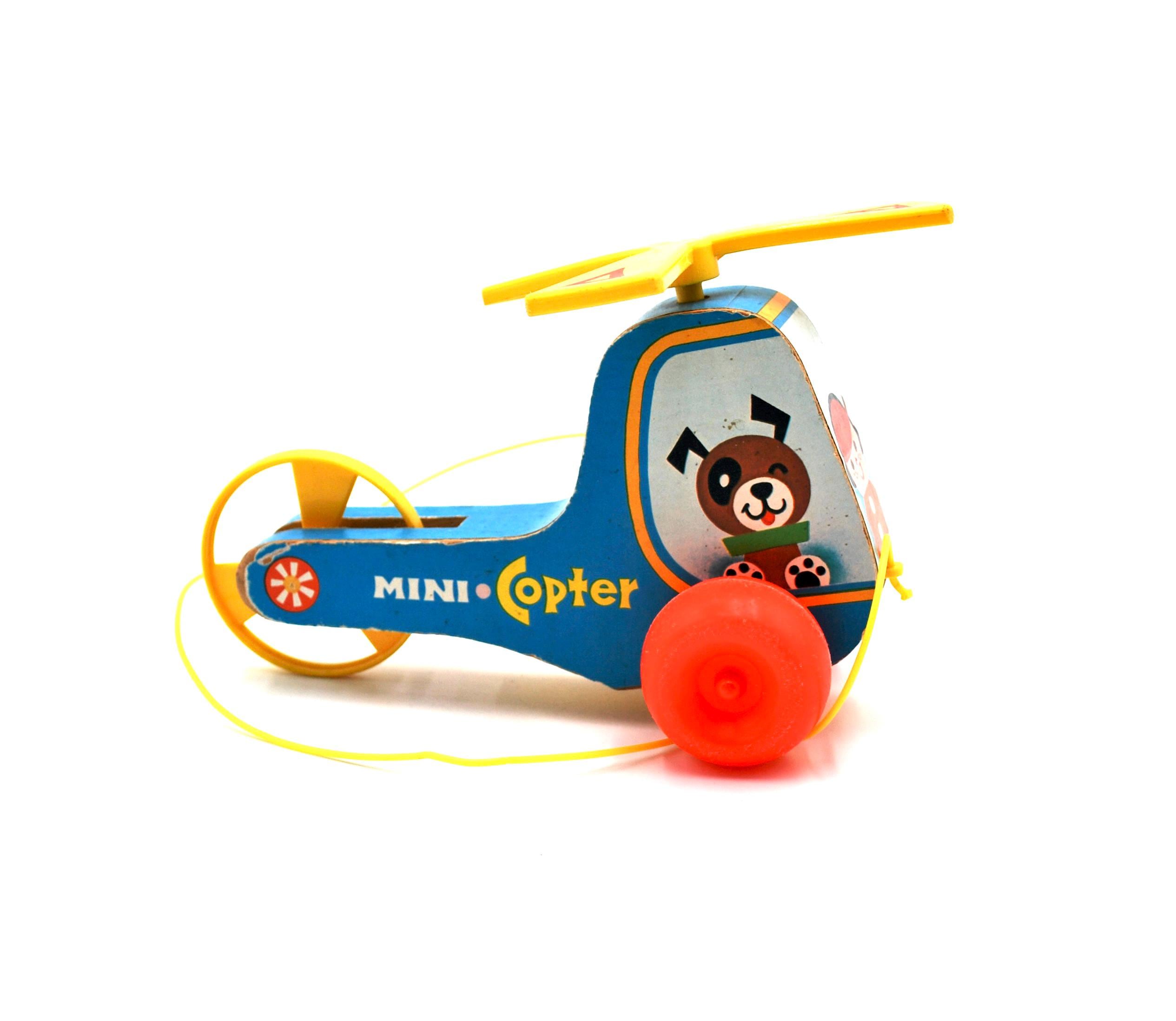 Fisher Price Mini Copter Pull Toy 448 - Etsy