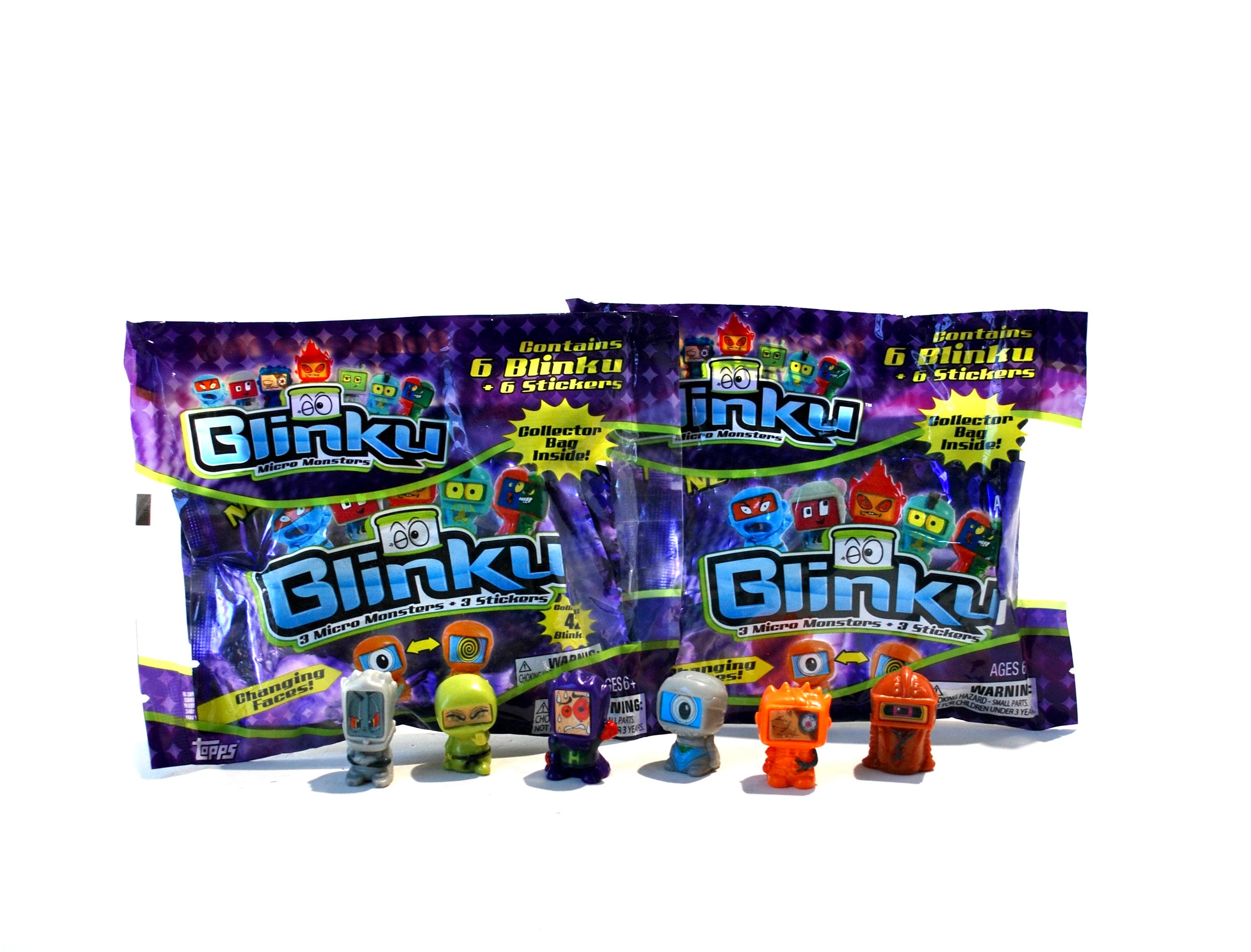 Blinku Micro Monsters Starter Pack With Collector Bag by Topps