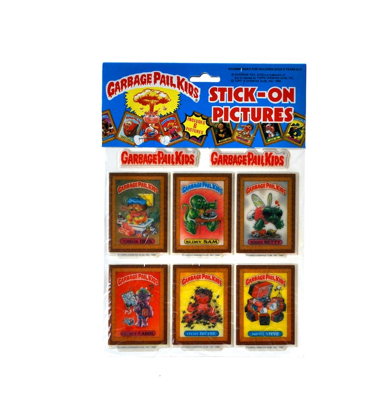 GPK Garbage Pail Kids Stick-on Pictures Puffy Stickers Topps You Choose ...