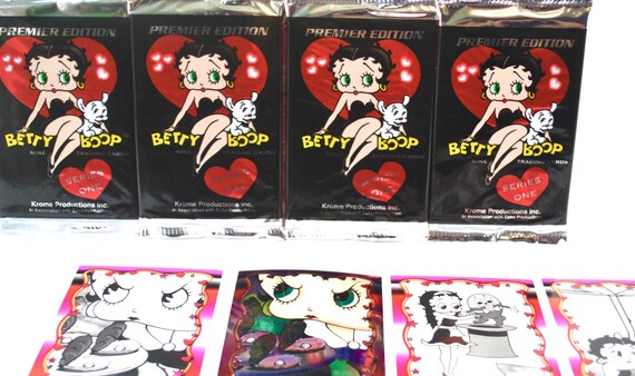 4 Packs Betty Boop Trading Cards 1995 by Krome - Etsy