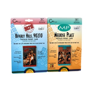 Beverly Hills 90210 & Melrose Place Phone Cards Old Stock 1995
