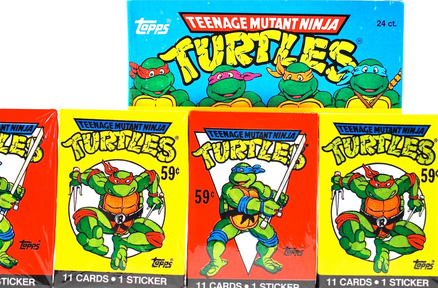 sealed Pack Of 5 Stickers x 2 Panini Teenage Mutant  Ninja Turtles Stickers 