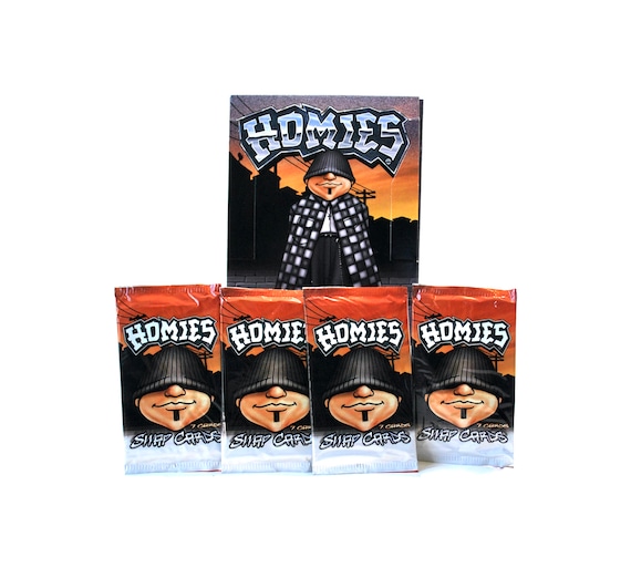 その他 00s Homies Swap Cards Box 4 Packs of Homies Trading Cards Swap Cards Baddest on the Block - Etsy