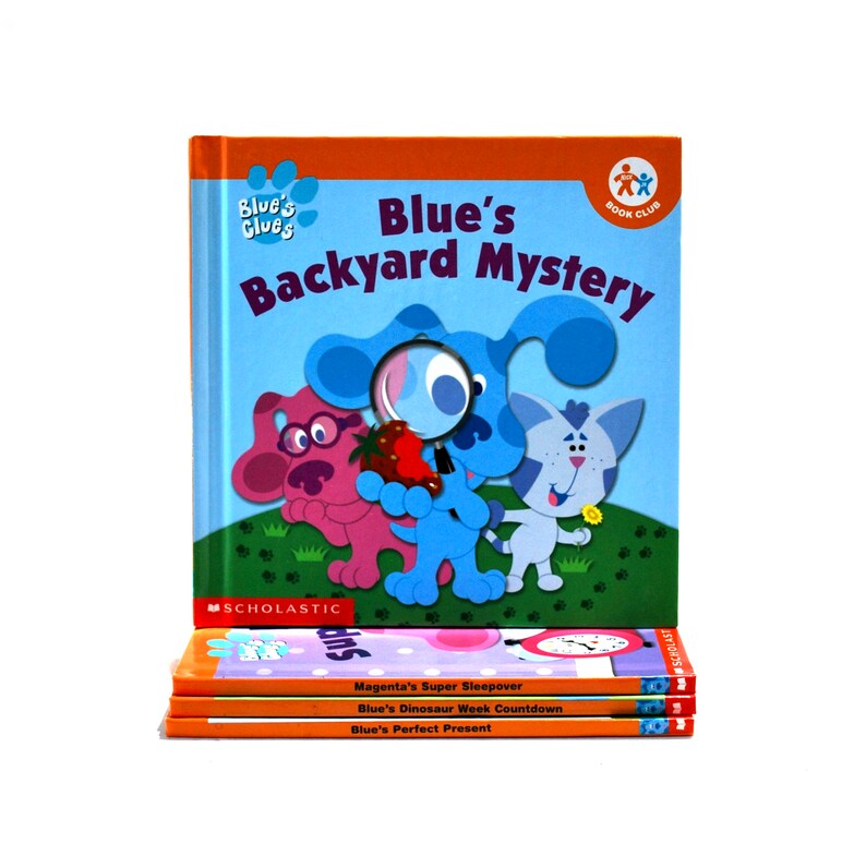 Blue's Clues Book Collection Nick Jr Book Club Etsy