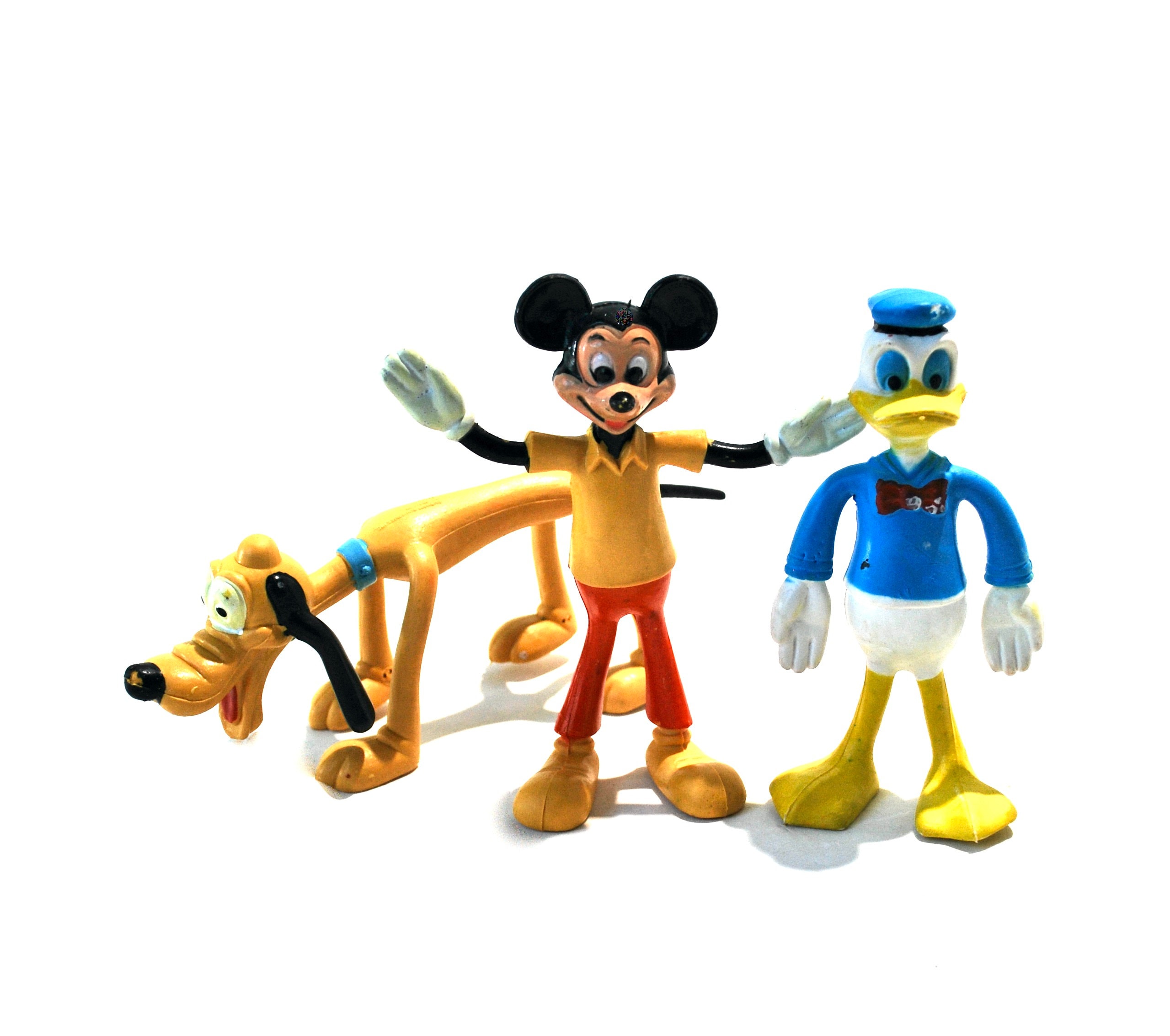 Disney Bendy Collection by Durham Mickey Mouse, Donald Duck