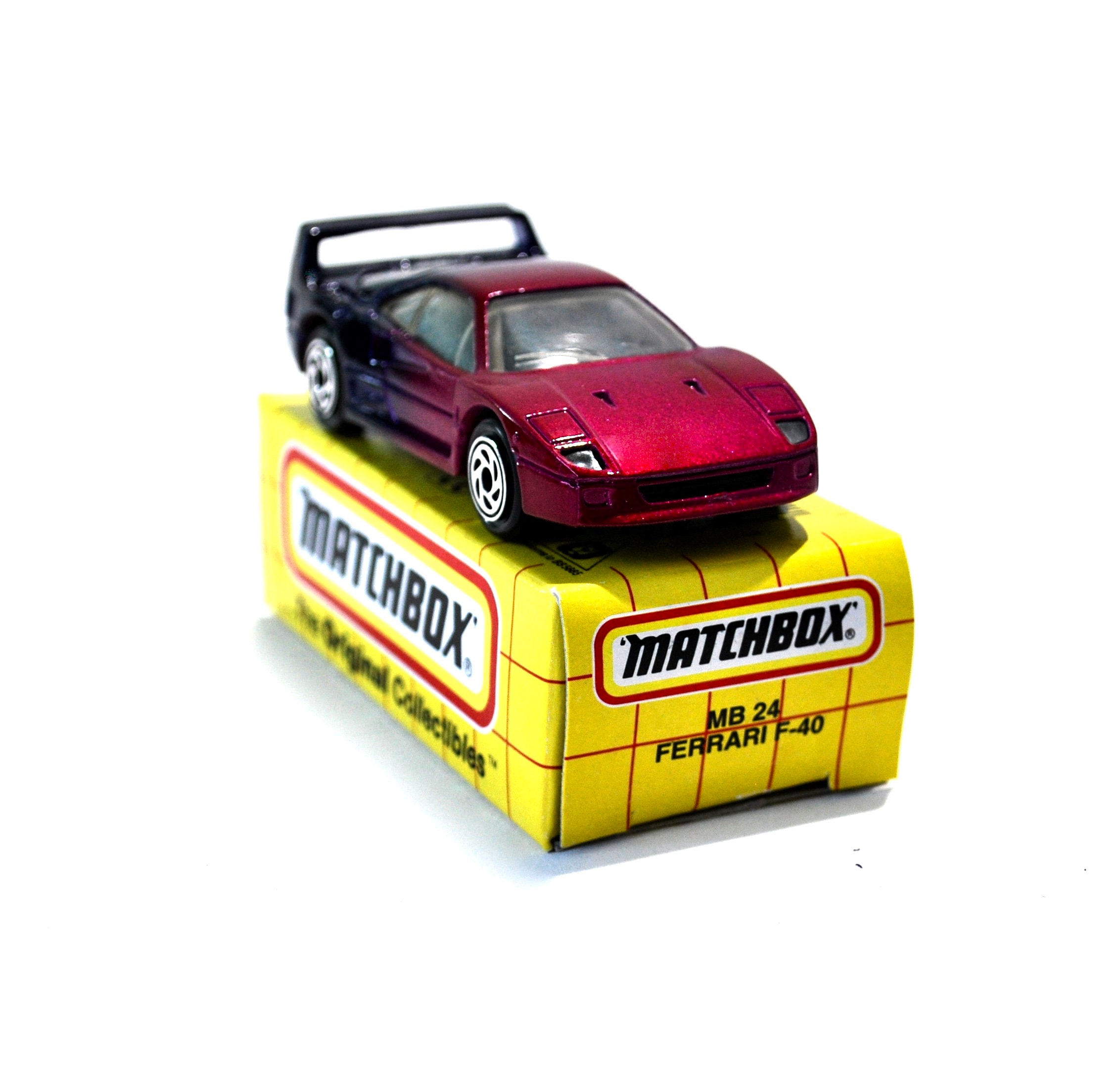 Matchbox Ferrari F 40 MB24 Two Tone Purple Old Stock IOB Etsy Canada