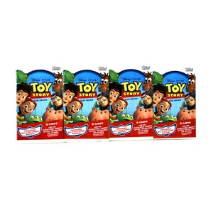 4 Toy Story Fun Packs de Topps Woody, Buzz, Potato Head, Slinky Dog y más Disney