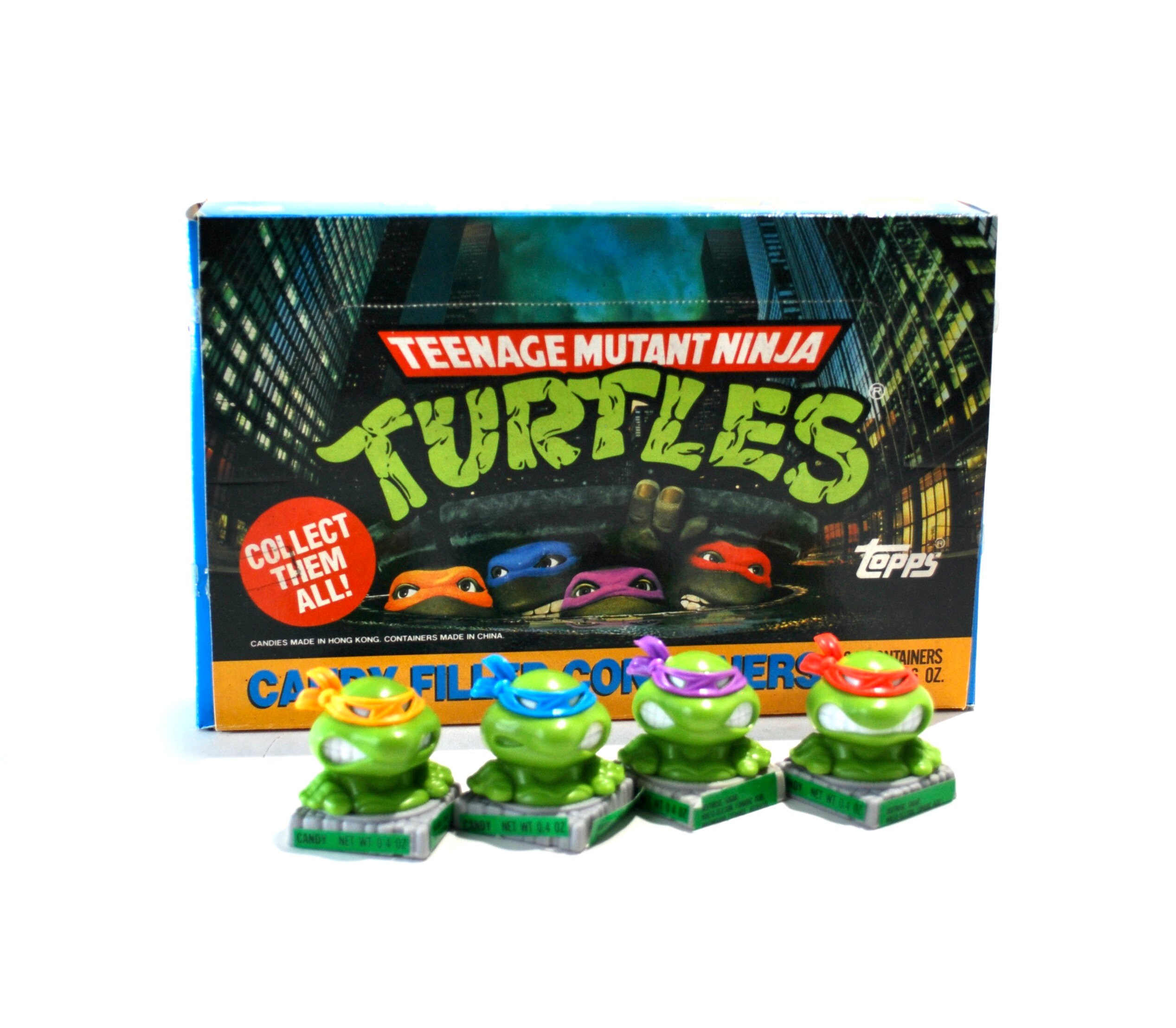 candyページ Teenage Mutant Ninja Turtles Candy Containers Set of 4 Topps
