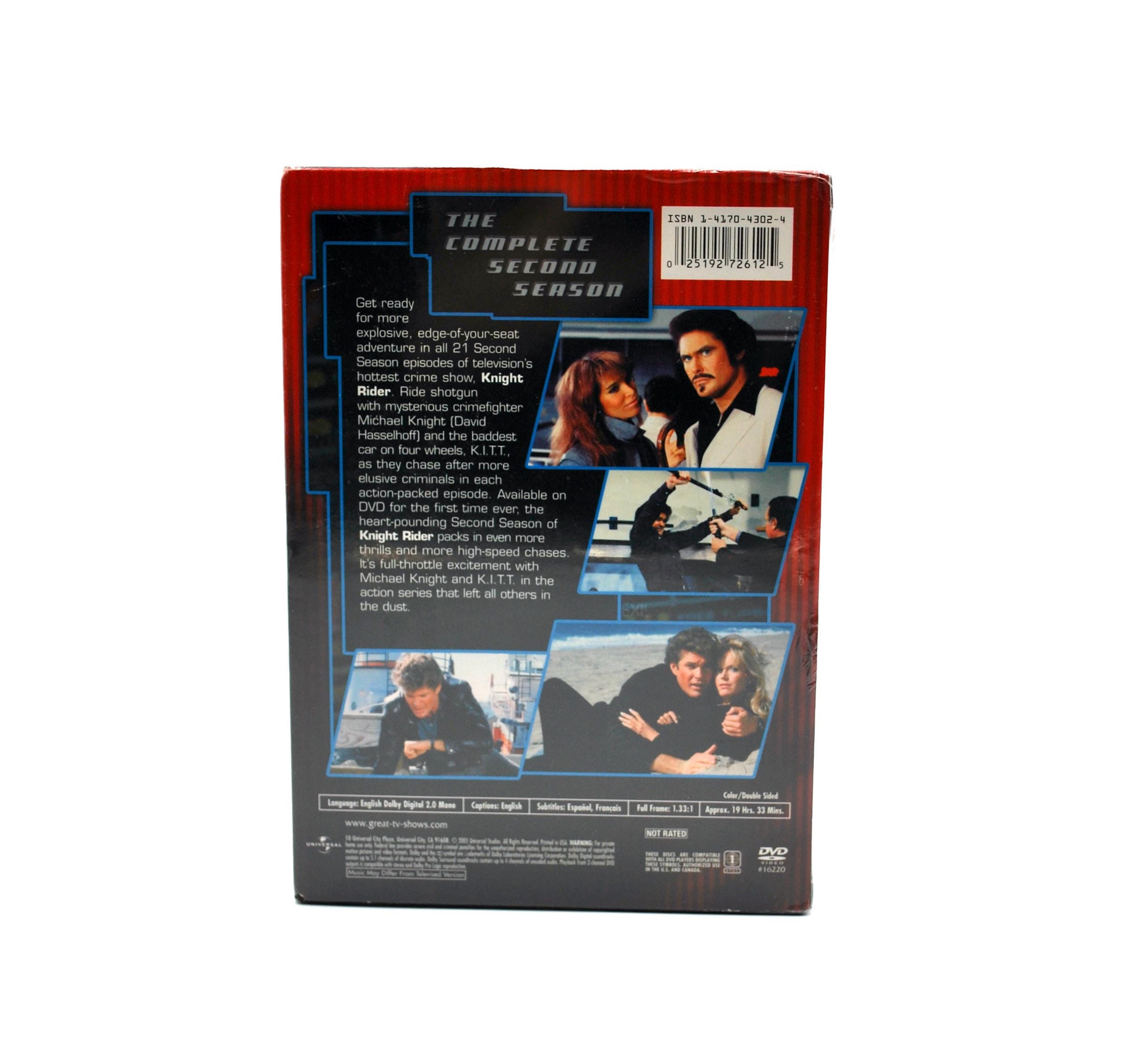 Sealed Knight Rider DVD Box Sets Seasons 1-3 David Hasselhoff