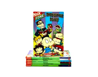 Nickelodeon Nick Zone Book Collection Jimmy Neutron, Fairly Odd Parents, Rugrats, & More