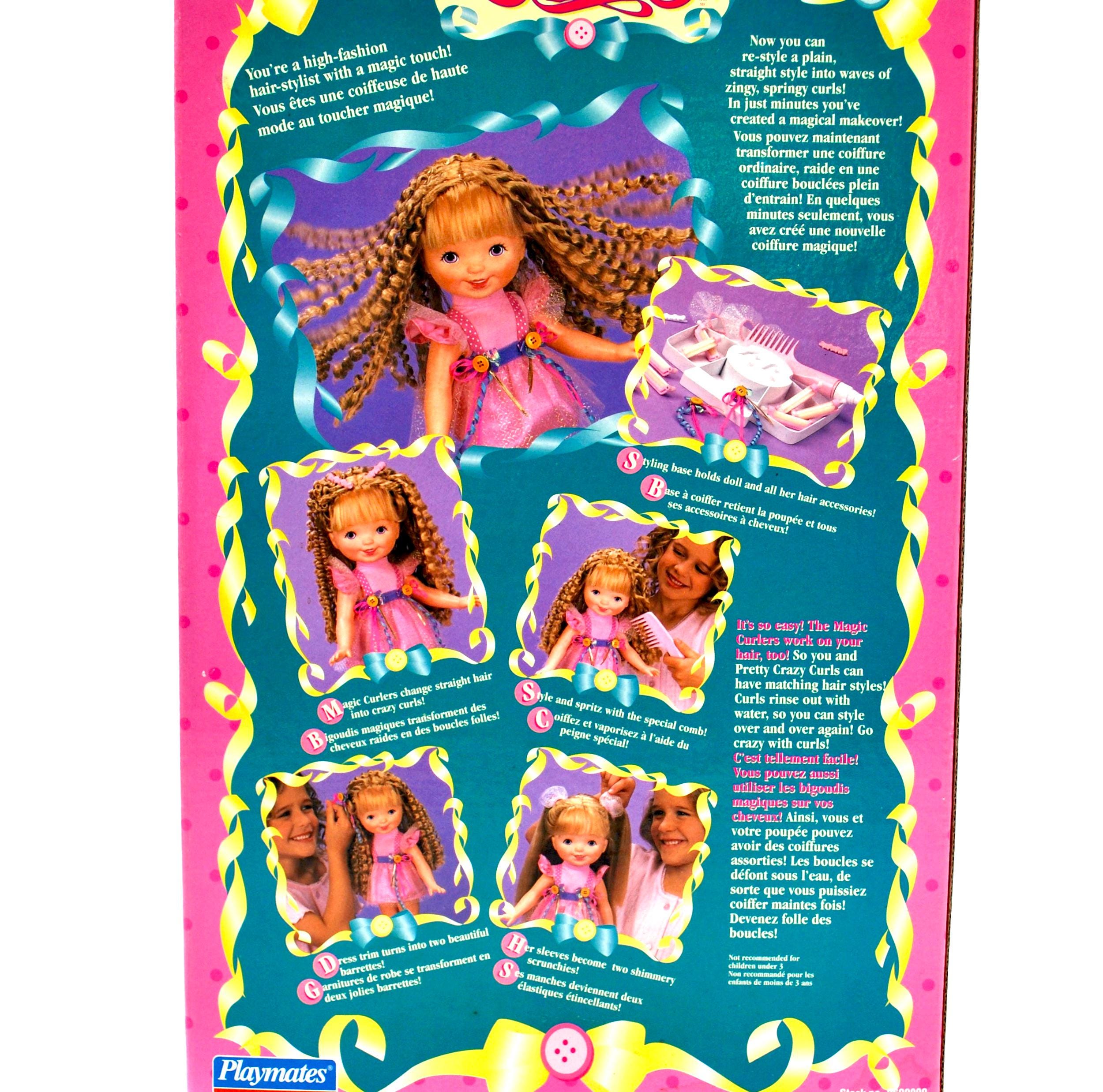 Pretty Crazy Curls Doll by Playmates NIB 1997 - Etsy