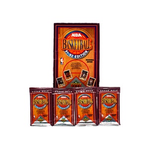 4 paquetes de tarjetas de baloncesto Upper Deck 1991-1992 12 tarjetas por paquete