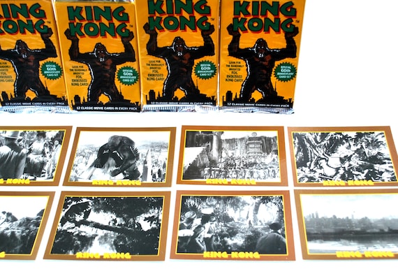 4 King Kong Trading Card Packs by Eclipse 1993 - Etsy