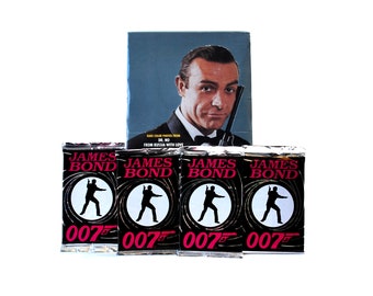 4 Packs James Bond 007 Trading Cards by Eclipse 1993 Series 2 - Etsy