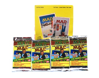 マッドマガジンMAD MAGAZINE 2 トレーディングカード バラ売可 MAD マガジン シリーズ 2 トレーディング カード 3 パック。Mad の最悪