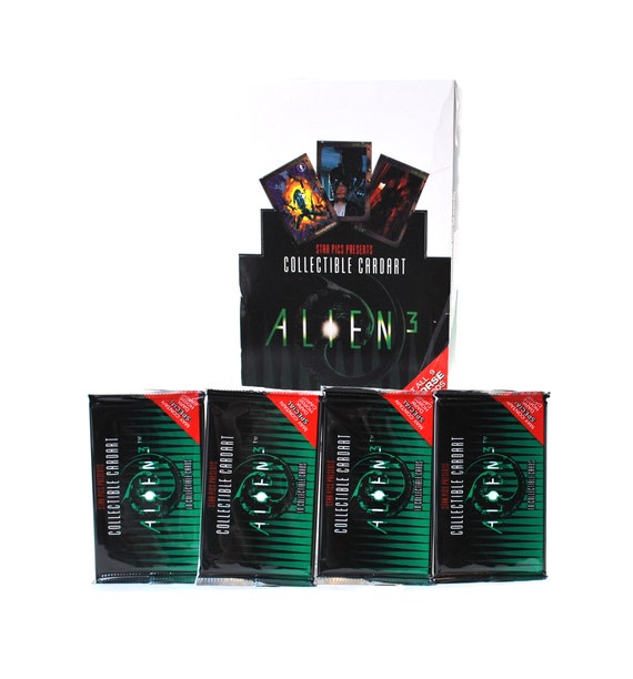 4 Packs Alien 3 Trading Cards by Star Pics 1992 Dark Horse Comics