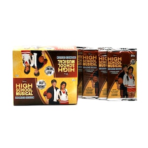 4 paquetes de tarjetas coleccionables de High School Musical de Topps, edición expandida, Zac Efron
