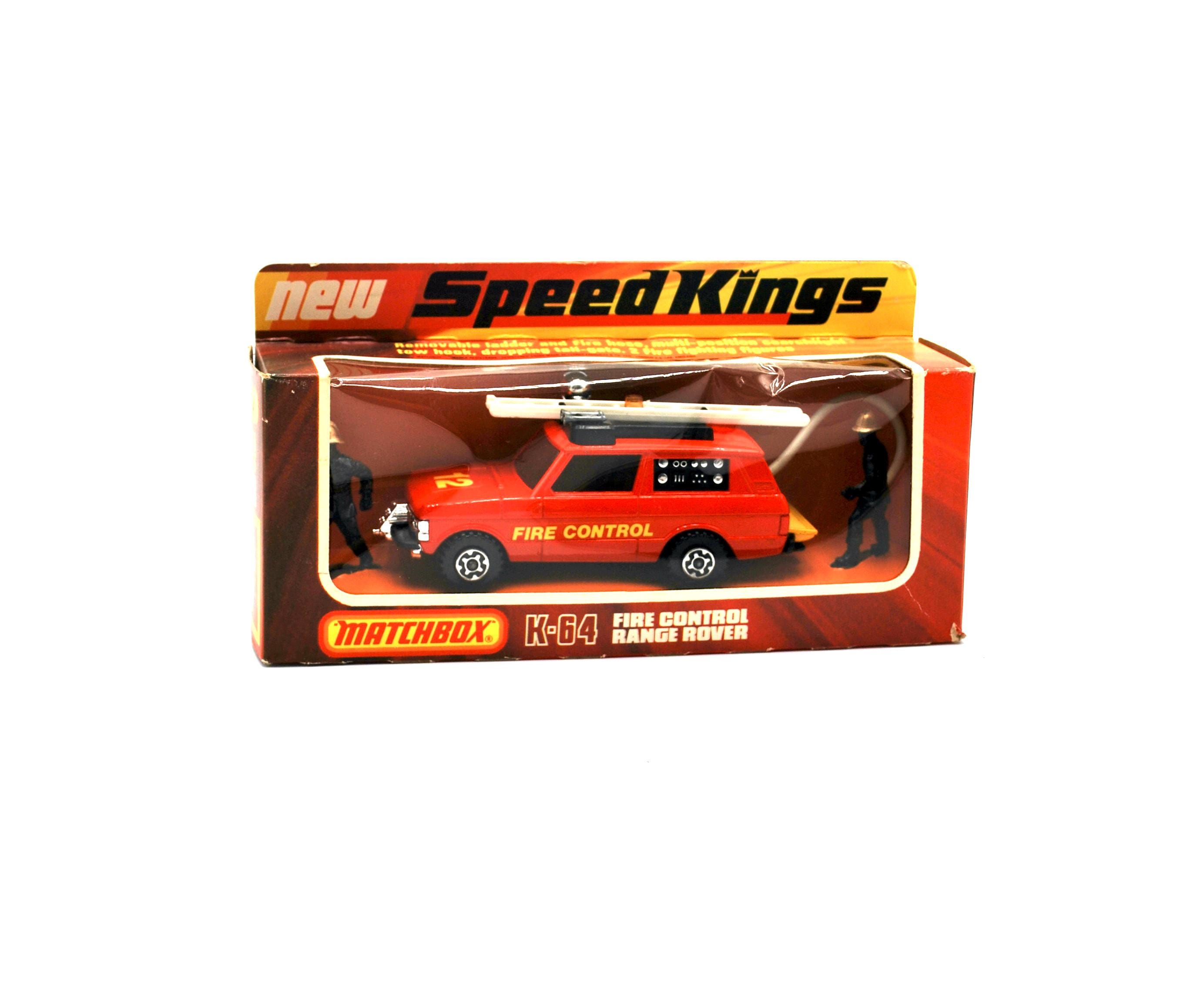 Matchbox Speed Kings K 64 Fire Control Range Rover MIB - Etsy