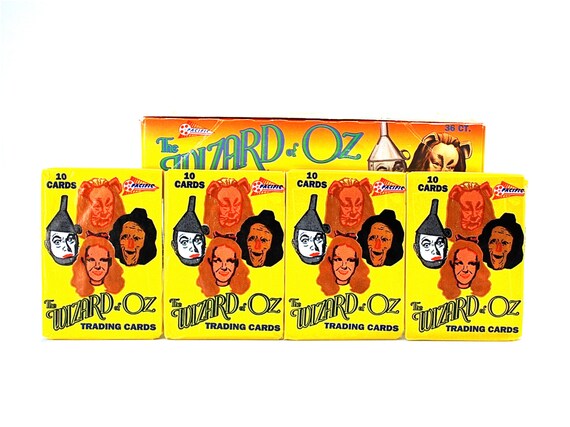 4 Packs of Wizard of Oz Trading Cards by Pacific Judy Garland - Etsy
