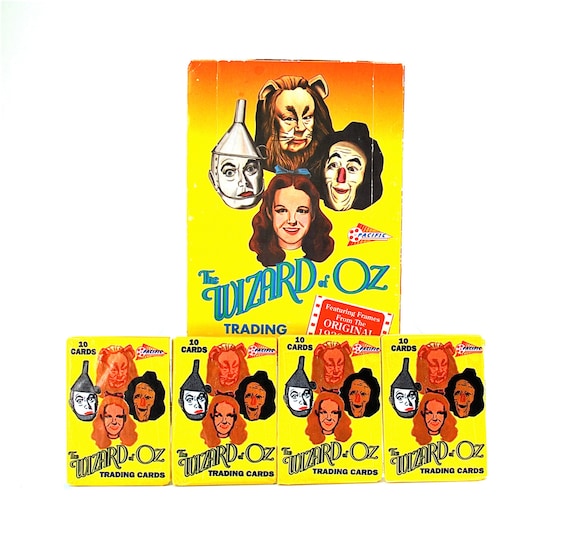 4 Packs of Wizard of Oz Trading Cards by Pacific Judy Garland - Etsy