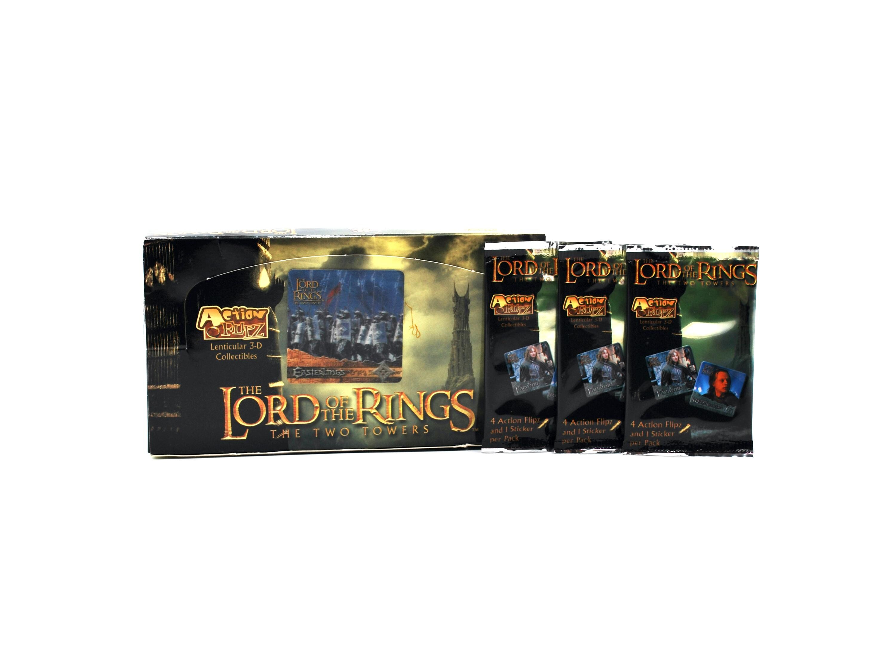 3 Packs Lord of the Rings the Two Towers Action Flipz Lenticular 3